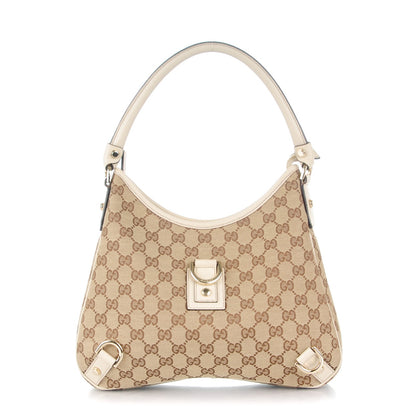 Gucci Monogram Medium Abbey D Ring Hobo Off White 1 of 7