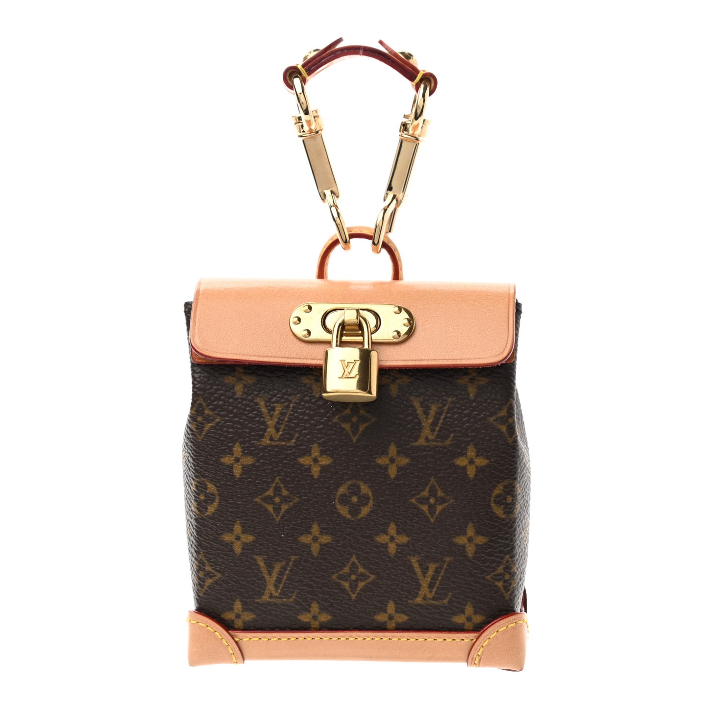 Monogram Mini Steamer Bag Charm