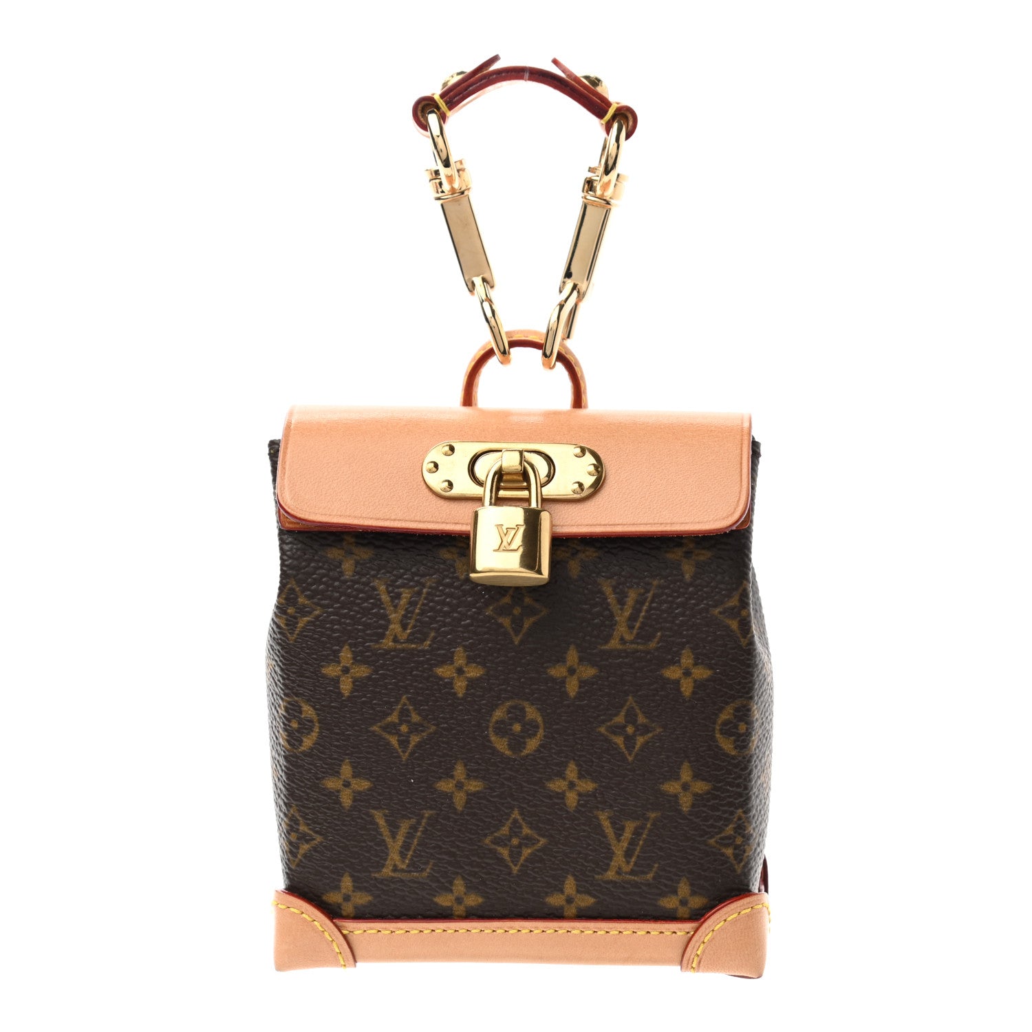 Louis Vuitton Monogram Mini Steamer Bag Charm 1 of 5