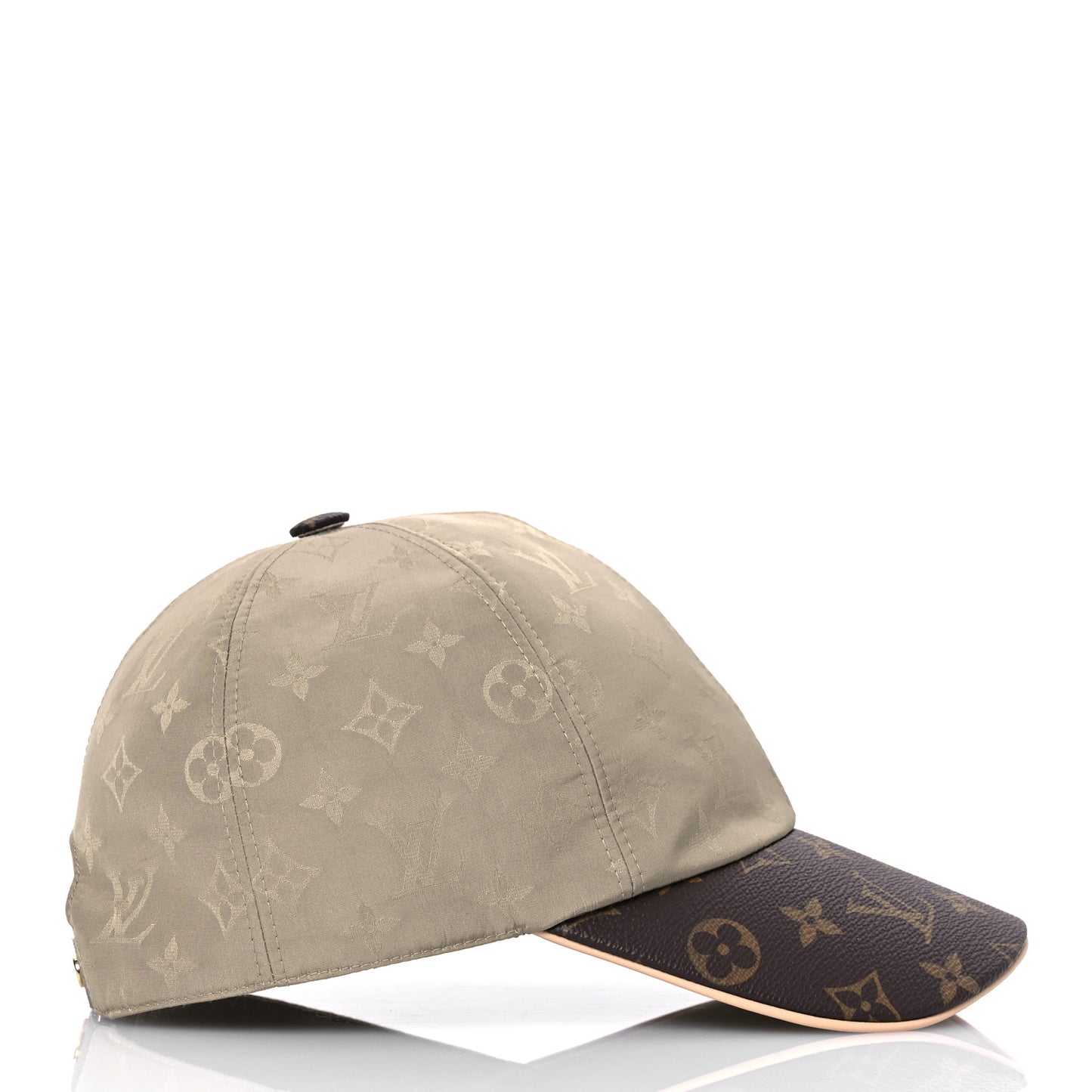 Monogram Polyester Silk LV Get Ready Cap M Beige