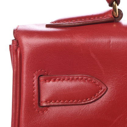Hermes Box Kelly Retourne 28 Rouge Vif 10 of 41