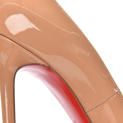 Christian Louboutin Patent Pigalle 120 Pumps 37 Nude 10 of 12