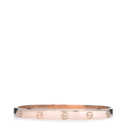 Cartier 18K Pink Gold LOVE Bracelet 19 3 of 7