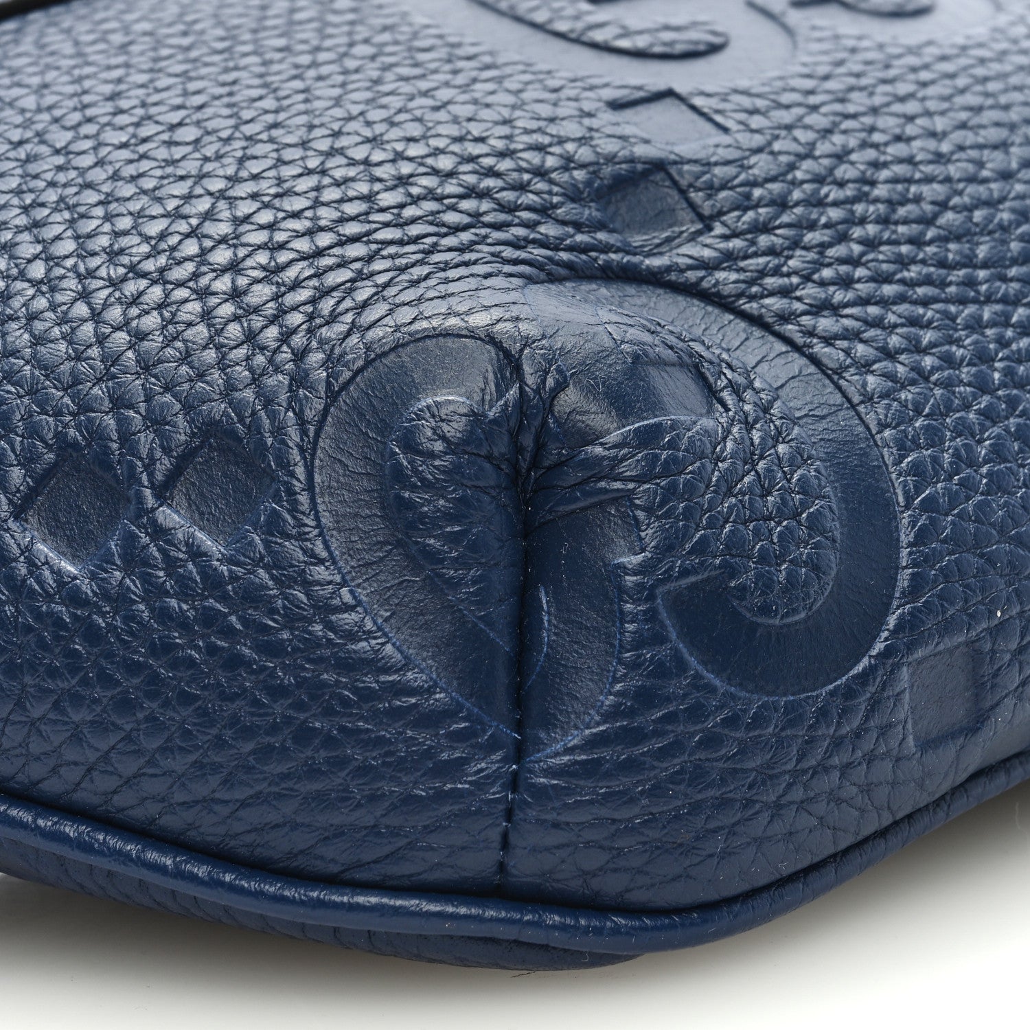 Gucci Piuma Calfskin Jumbo GG Embossed Small Belt Bag Royale 8 of 9