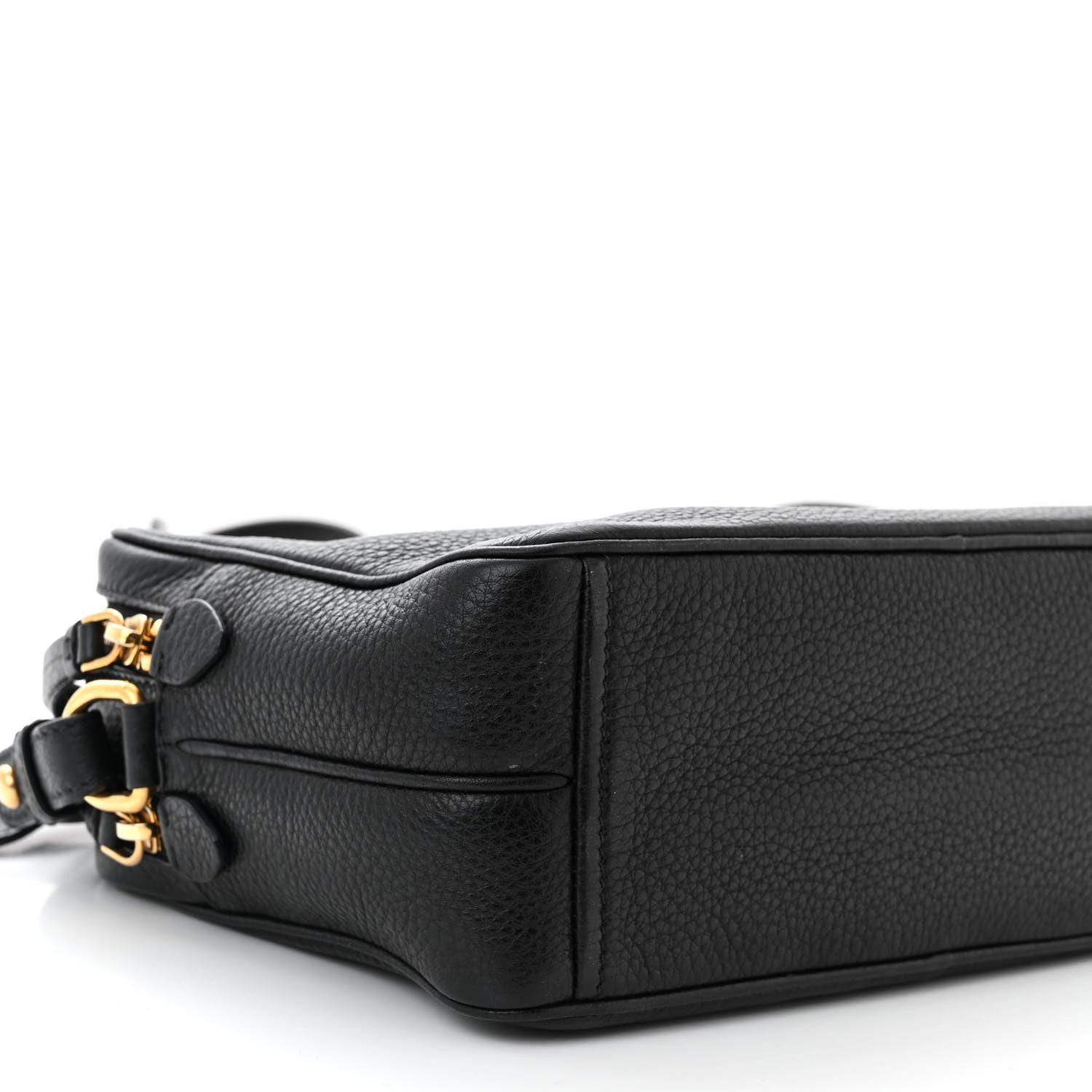 Prada Vitello Phenix Camera Bag Black 10 of 12