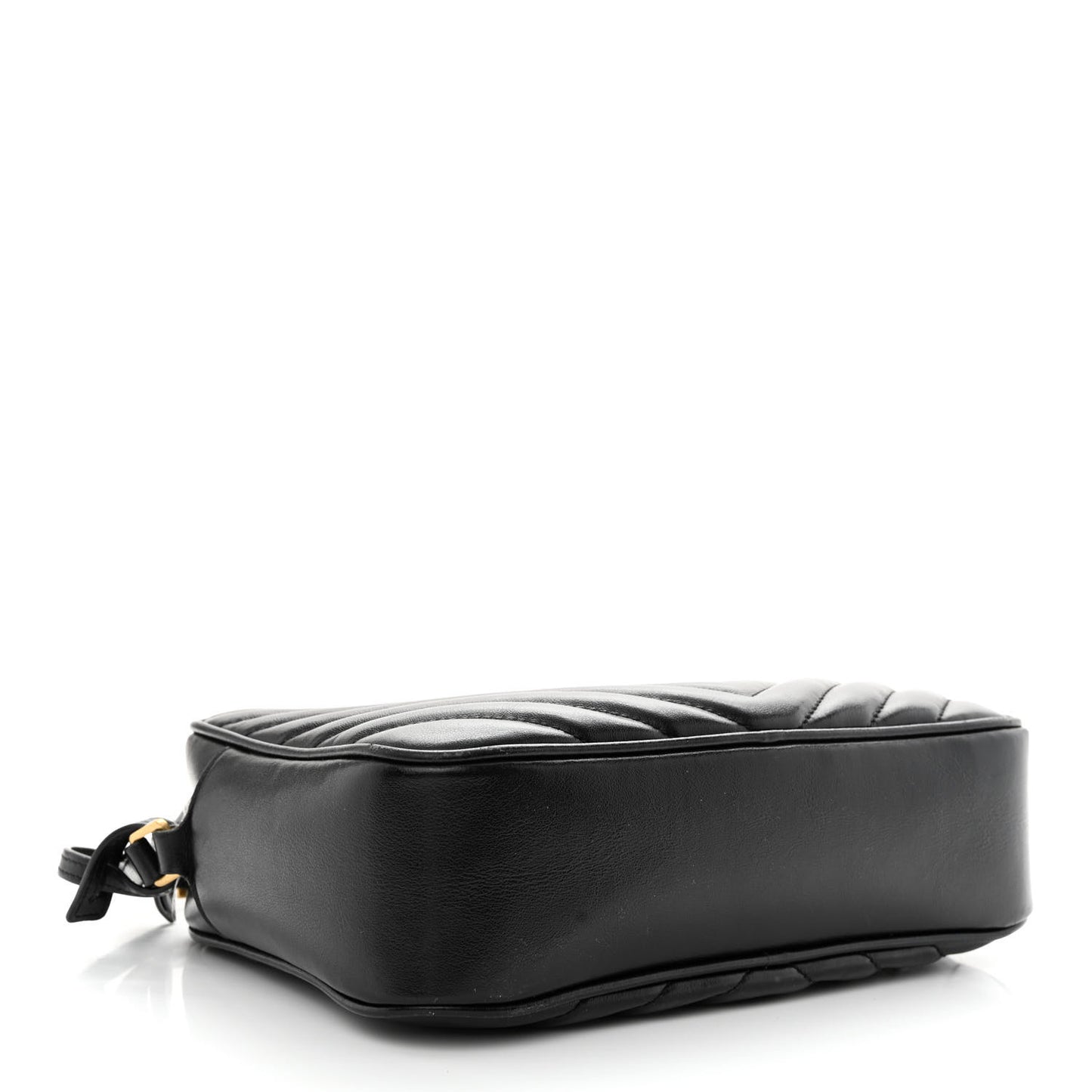 Calfskin Matelasse Monogram Lou Camera Bag Black