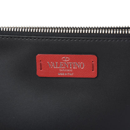 Valentino Garavani Printed Calfskin VLTN Tote Bag White 8 of 11