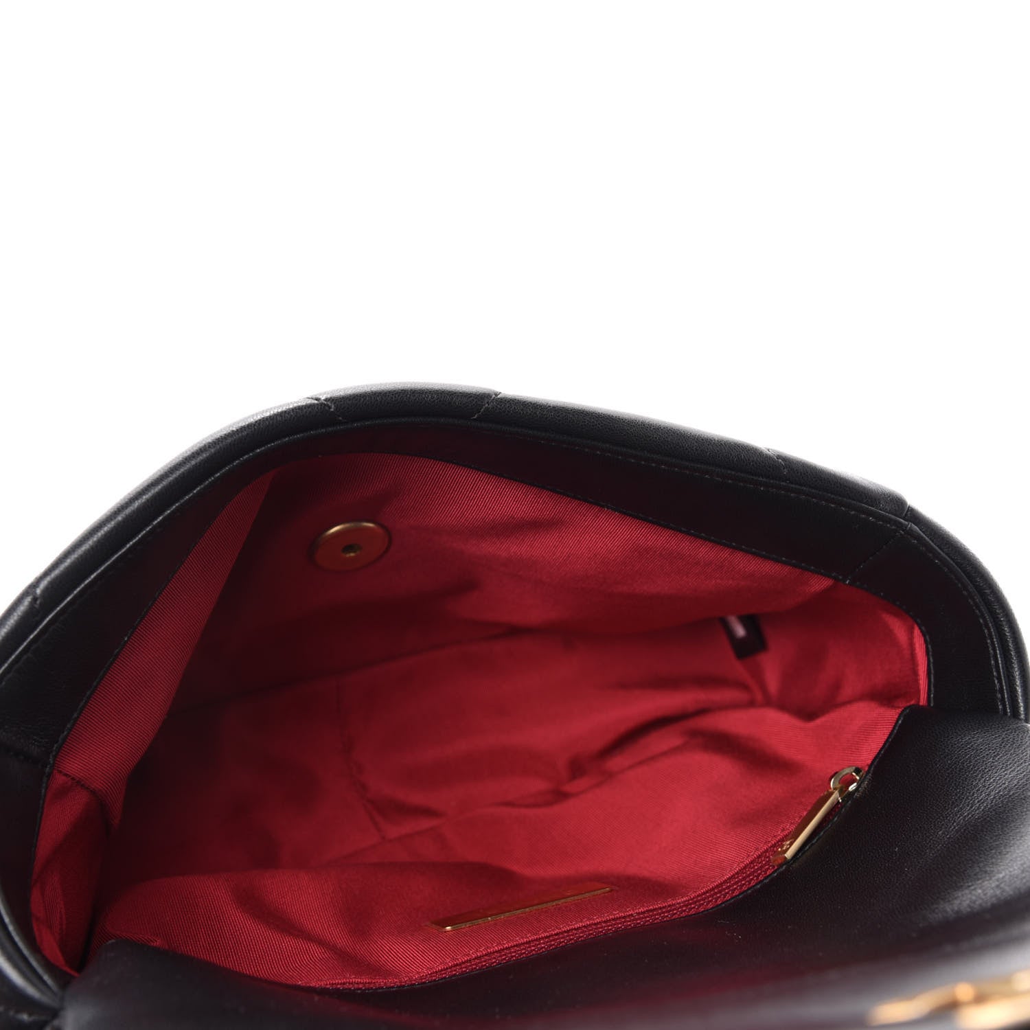 Chanel Lambskin Quilted Medium 19 Flap Black 5 of 10