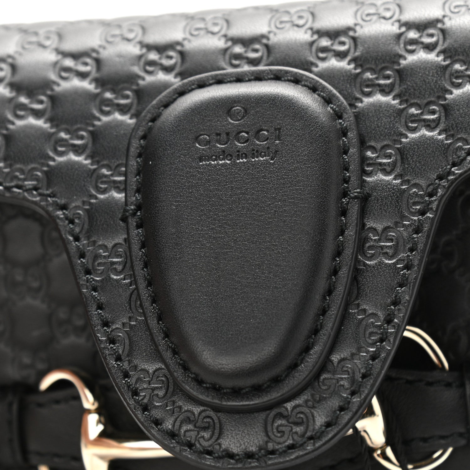 Gucci Microguccissima Mini Emily Shoulder Bag Black 11 of 11