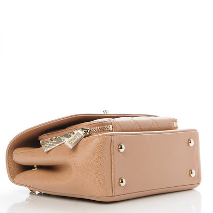 Chanel Caviar Quilted Small Business Affinity Flap Camel 4 of 8