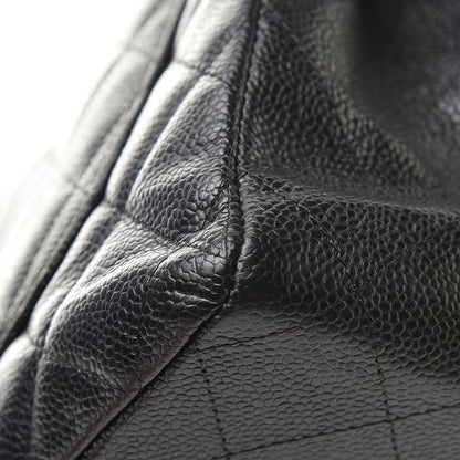 Chanel Caviar Quilted Jumbo Single Flap Black 12 of 13