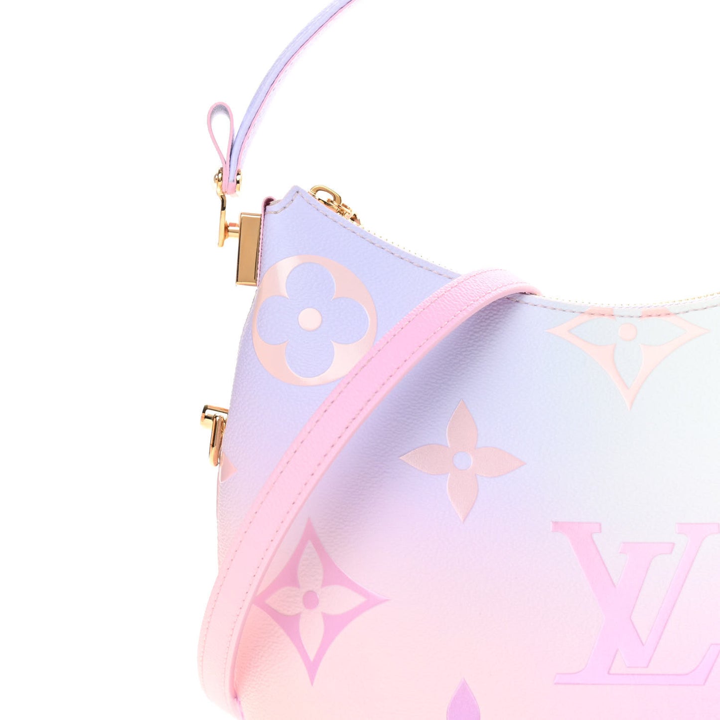Monogram Giant Spring In The City Marshmallow Hobo PM Sunrise Pastel