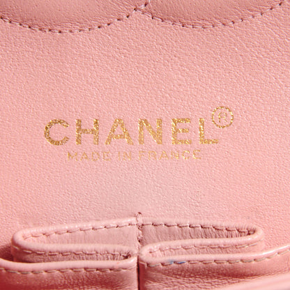 Chanel Lambskin Quilted Medium Double Flap Light Pink 7 of 8