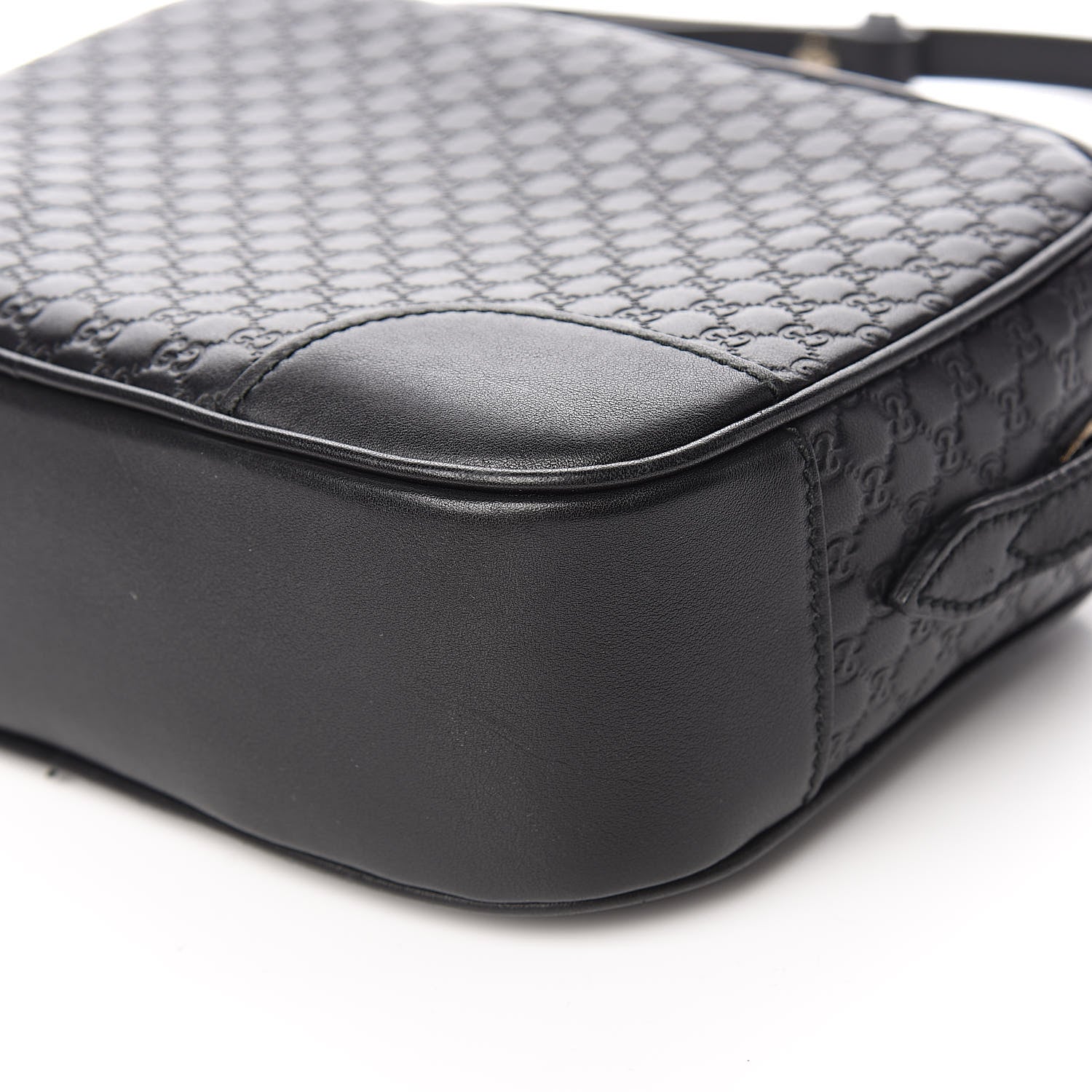 Gucci Microguccissima Mini Bree Messenger Bag Black 9 of 10