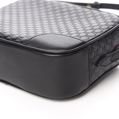 Gucci Microguccissima Mini Bree Messenger Bag Black 9 of 10