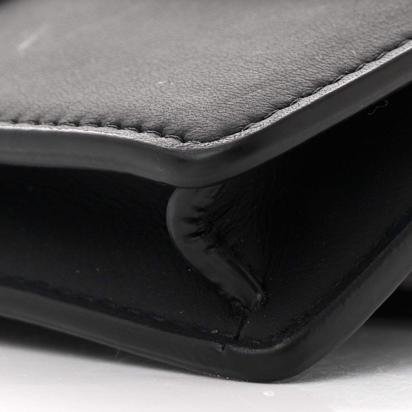 Ultra Matte Calfskin Saddle Belt Bag Black
