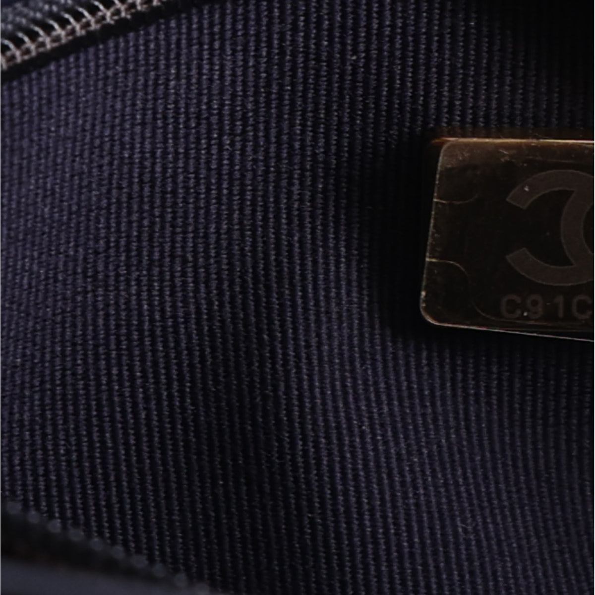 Shiny Caviar Preppy Coco Small Flap Navy
