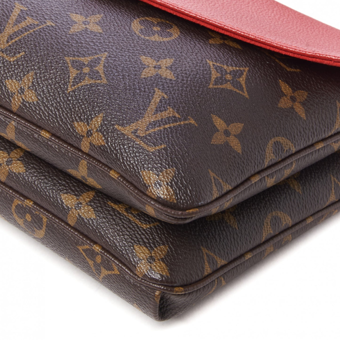 Monogram Twice Pochette Cherry