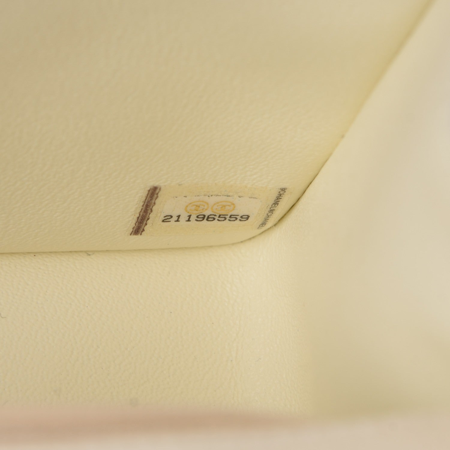Chanel Lambskin Quilted Mini Square Flap Dark White 8 of 9