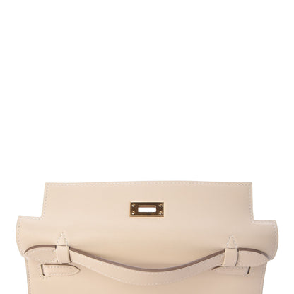 Hermes Swift Kelly Pochette Clutch Craie 16 of 31