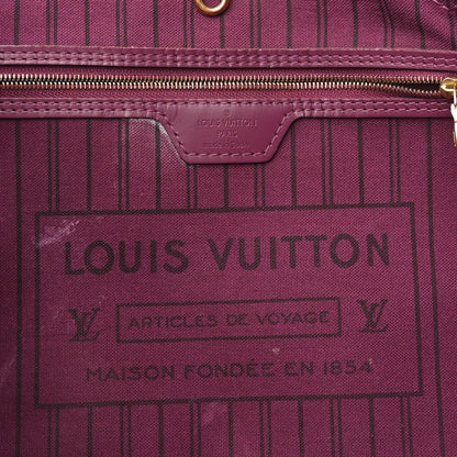Louis Vuitton Monogram Totem Neverfull MM Magenta 6 of 12