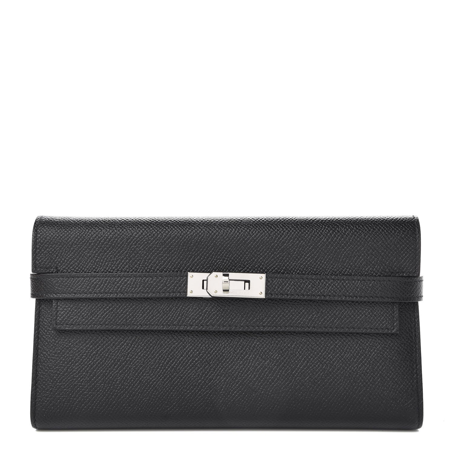 Hermes Epsom Kelly Longue Wallet Black 1 of 8