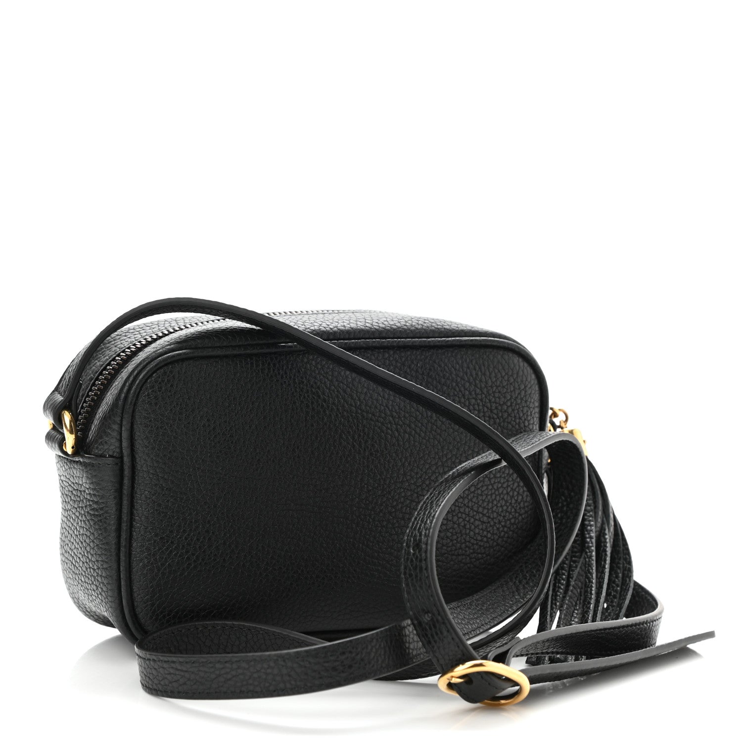 Gucci Pebbled Calfskin Mini Soho Disco Bag Black 3 of 8