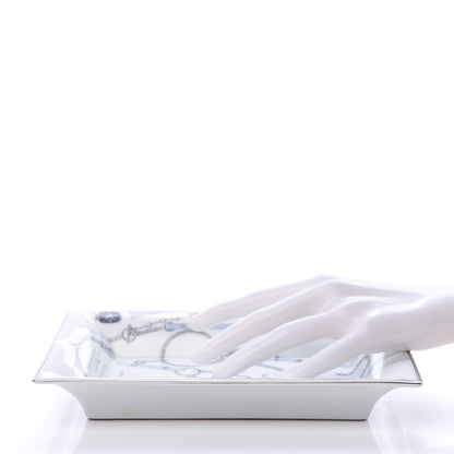 Hermes Porcelain Etude Pour Une Parure De Gala Change Tray 2 of 7