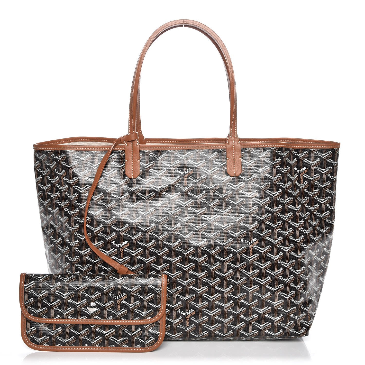 Goyard Goyardine Saint Louis PM Black Gold 1 of 7