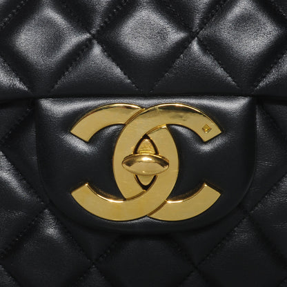 Chanel Lambskin XL Jumbo Flap Black 5 of 9