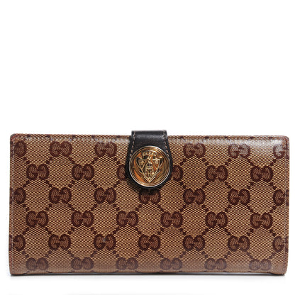 Gucci Crystal Monogram Hysteria Wallet Brown 1 of 7