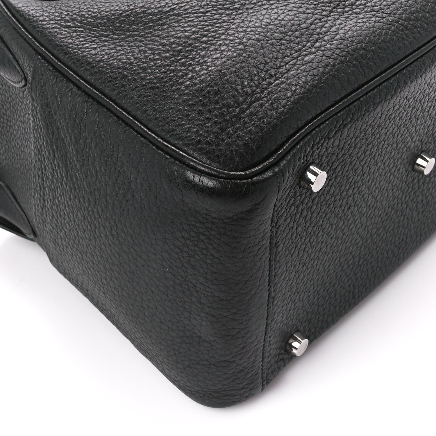Hermes Taurillon Clemence Lindy 30 Black 9 of 13