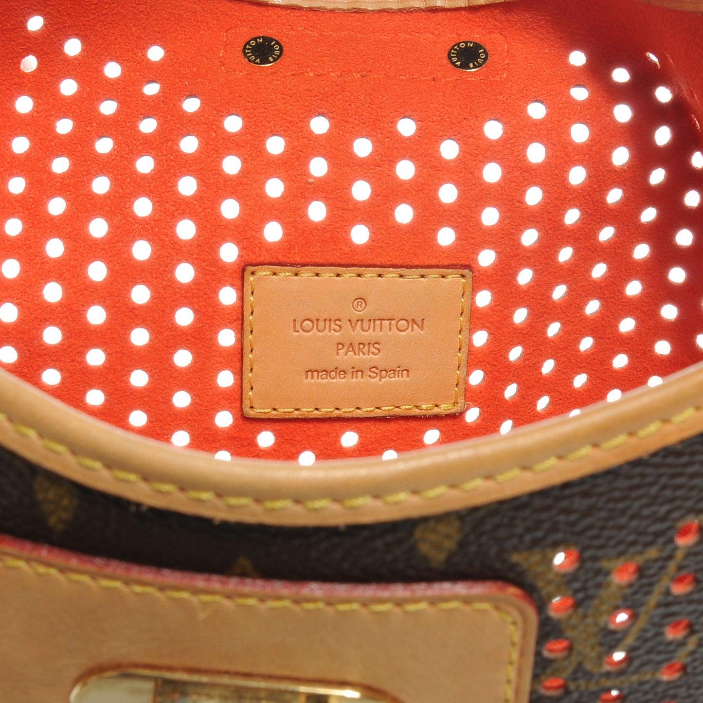 Monogram Perforated Musette Orange