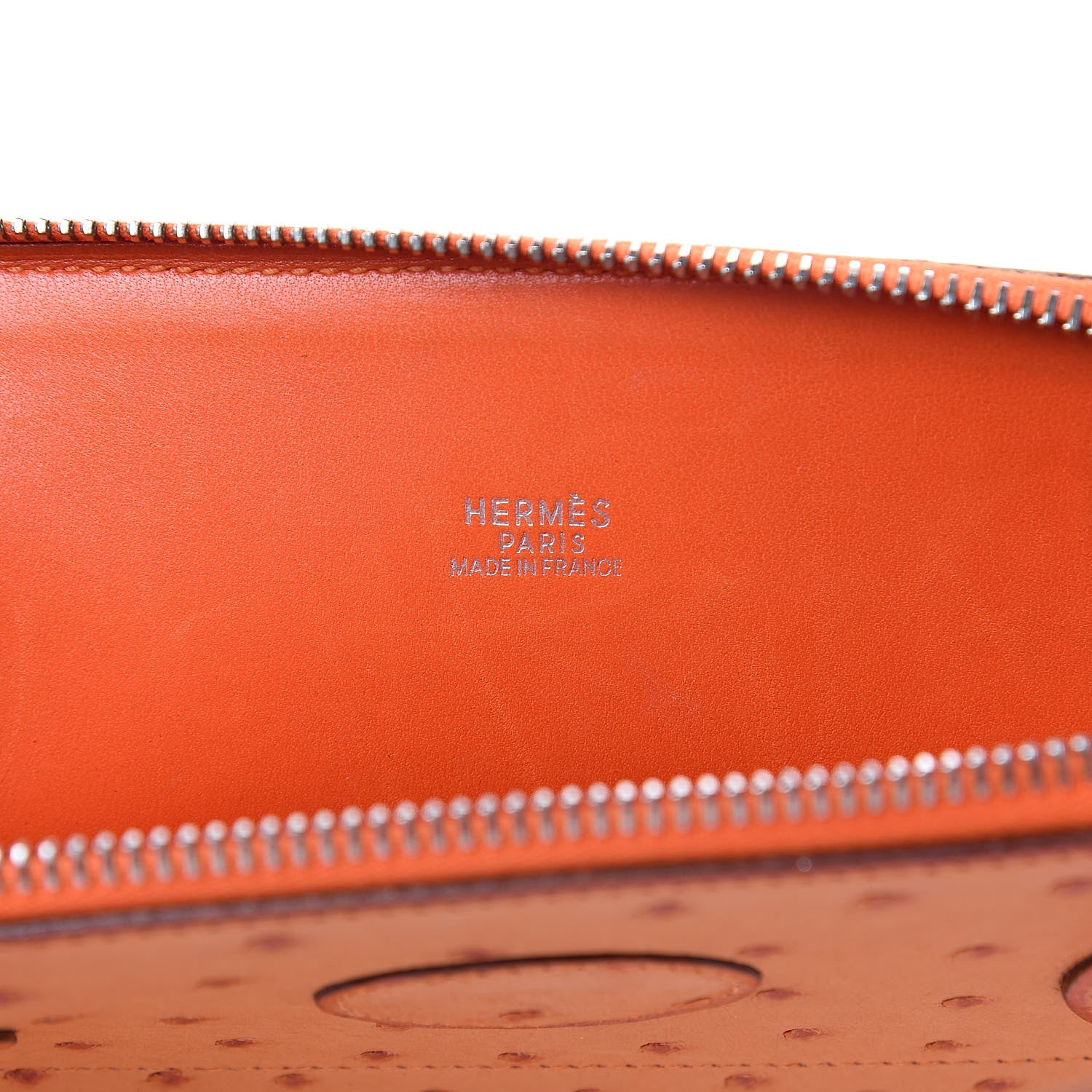 Hermes Ostrich Bolide 27 Orange 6 of 14