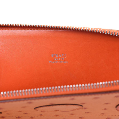 Hermes Ostrich Bolide 27 Orange 6 of 14