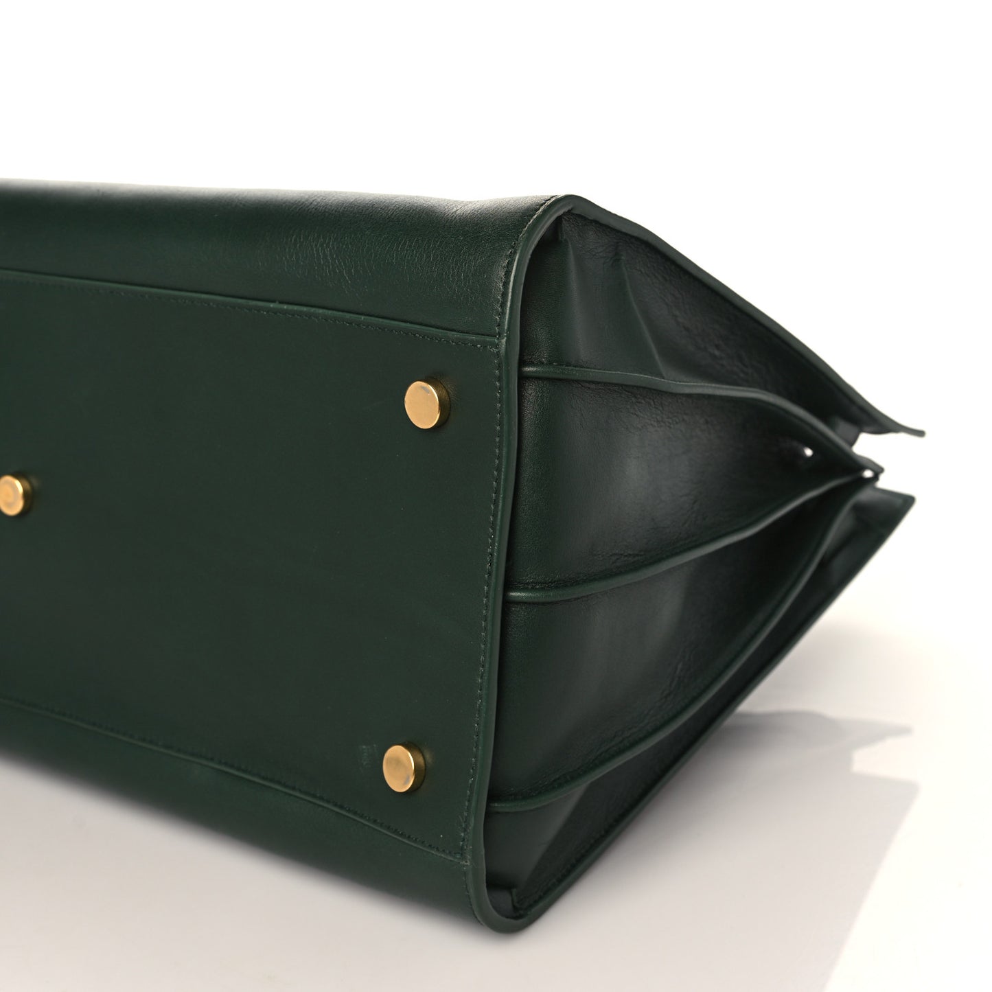 Calfskin Large Sac de Jour Carryall Dark Green