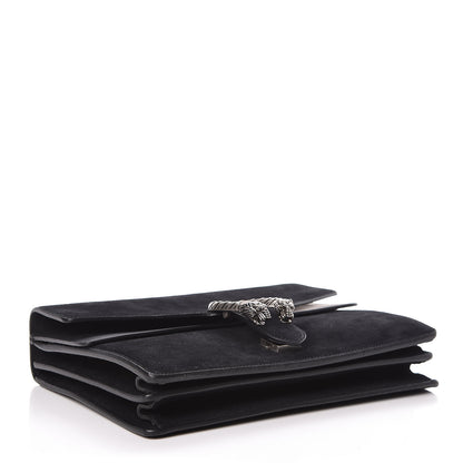 Gucci Suede Medium Dionysus Shoulder Bag Black 4 of 9