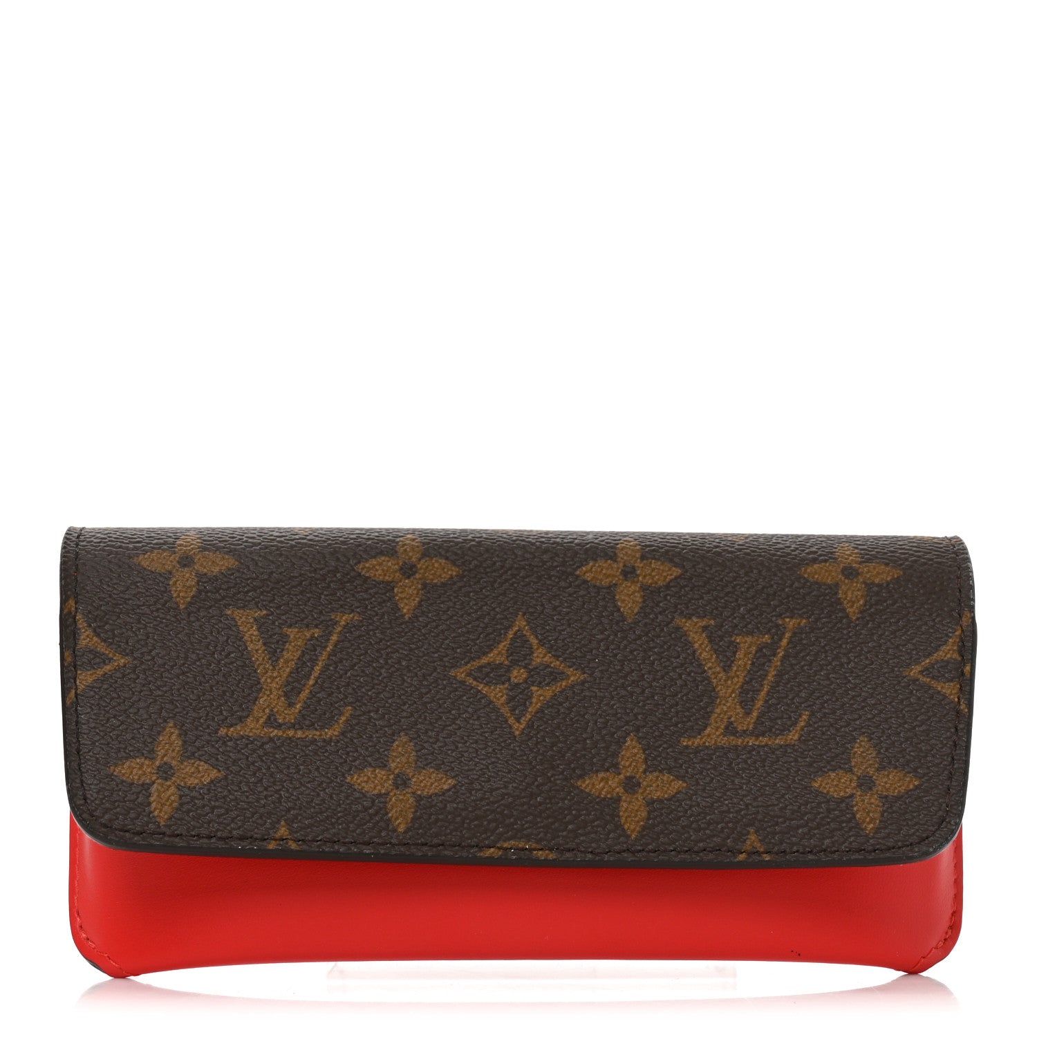 Louis Vuitton Monogram Woody Sunglass Case Rouge 1 of 6