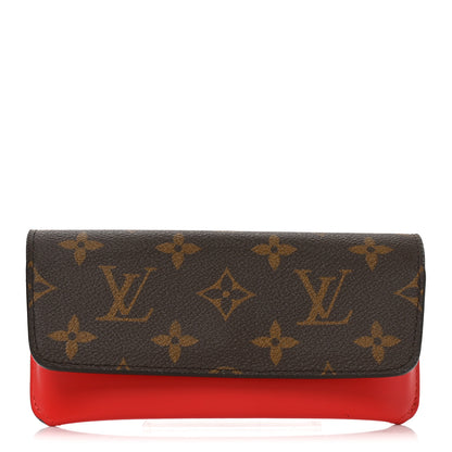Louis Vuitton Monogram Woody Sunglass Case Rouge 1 of 6