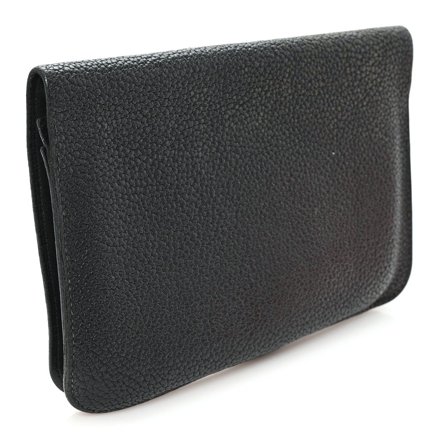 Hermes Togo Dogon Duo Wallet Black 4 of 11