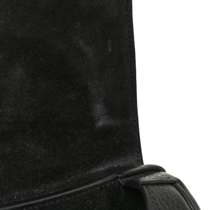 Christian Dior Grained Calfskin Medium Bobby Flap Black 10 of 12