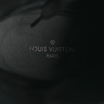 Louis Vuitton Calfskin Monogram Wonderland Flat Ranger Boots 37.5 Black 9 of 11