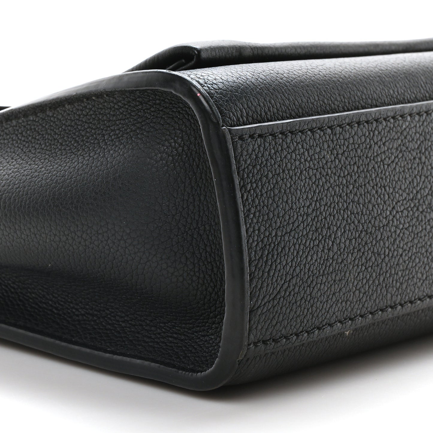 Soft Calfskin My Lockme Chain Bag BB Black