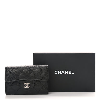 Chanel Caviar Quilted Classic 4 Key Holder Wallet Black 8 of 8