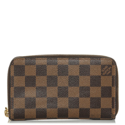 Louis Vuitton Damier Ebene Zippy Compact Wallet 1 of 7