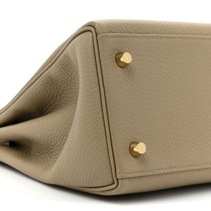Hermes Togo Kelly Retourne 28 Beige Marfa 9 of 9