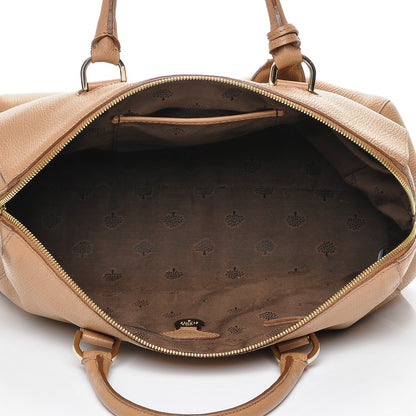 Mulberry Glossy Goatskin Medium Del Rey Satchel Fudge 5 of 8