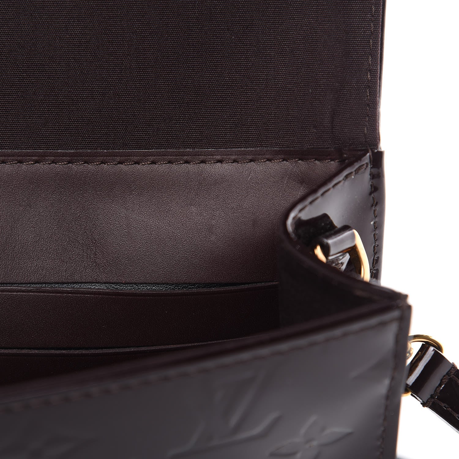 Louis Vuitton Vernis Ana Clutch Amarante 9 of 9