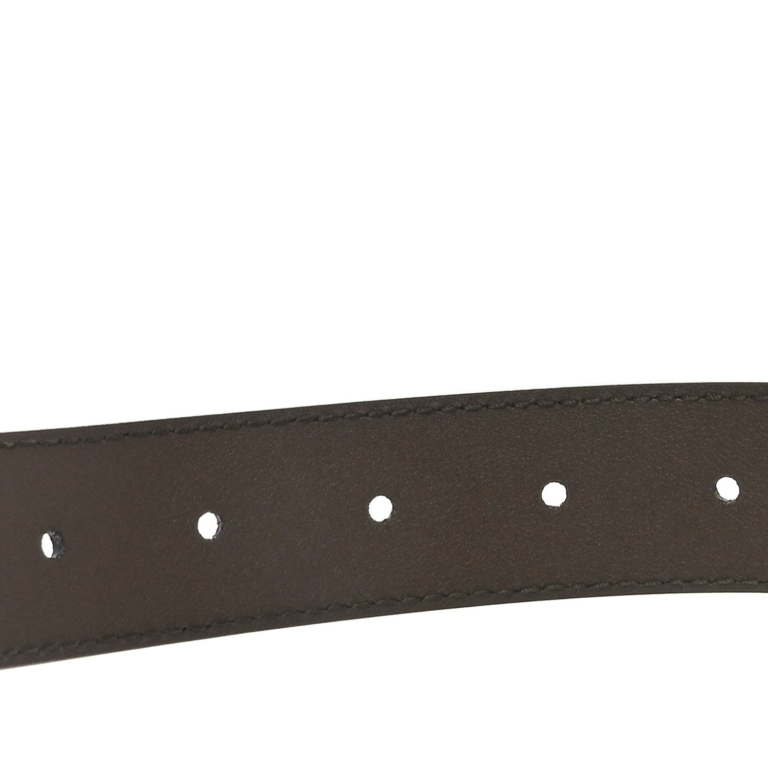 Gucci X BALENCIAGA BB Supreme Monogram 40mm Belt 75 30 Beige Ebony Dark Brown 4 of 6