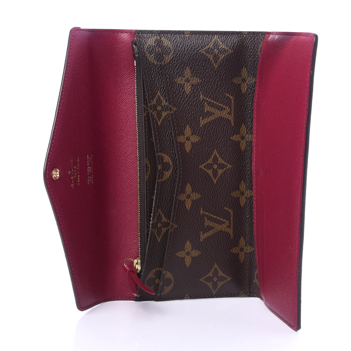 Monogram Josephine Wallet Fuchsia